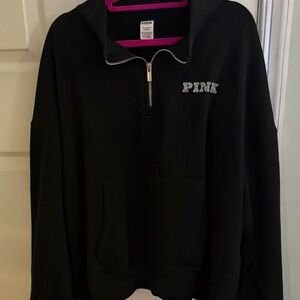 PINK Victoria's Secret Half-Zip Sweater